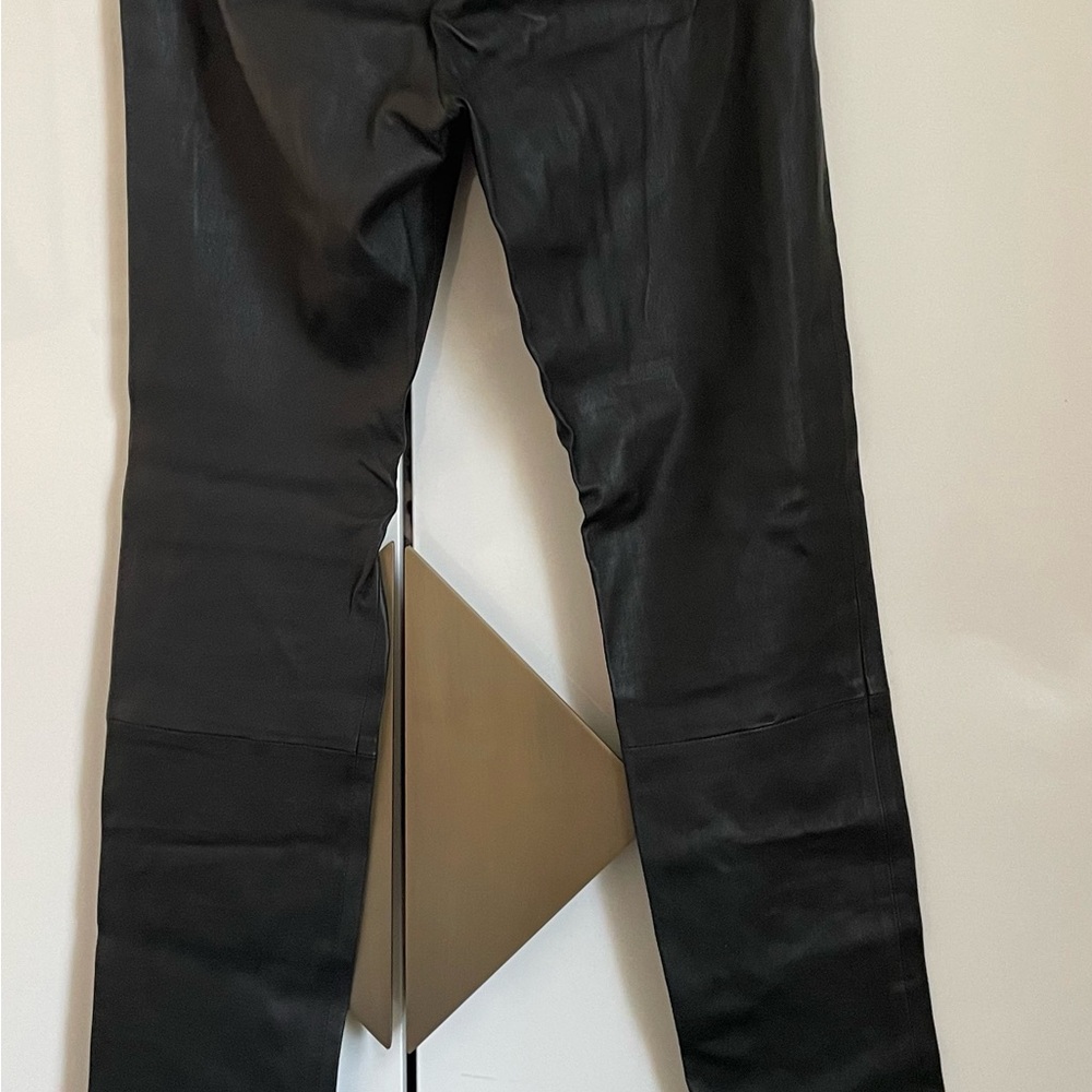 Zadig & Zadig deluxe Women's Black Leather Pants - Picture 3 of 6